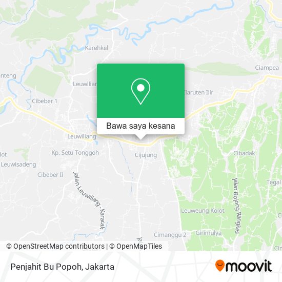 Peta Penjahit Bu Popoh