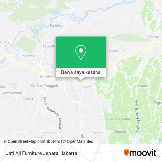 Peta Jati Aji Furniture Jepara