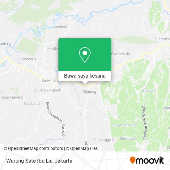 Peta Warung Sate Ibu Lia