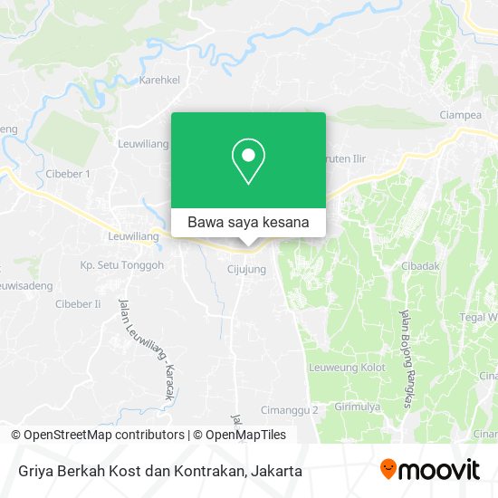 Peta Griya Berkah Kost dan Kontrakan