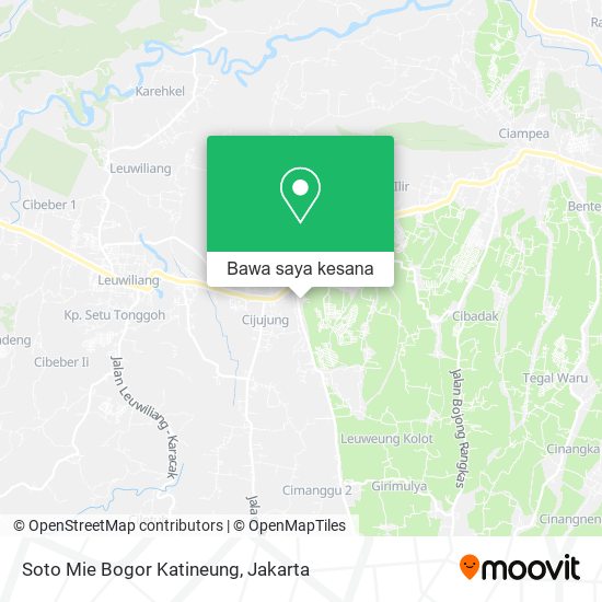 Peta Soto Mie Bogor Katineung