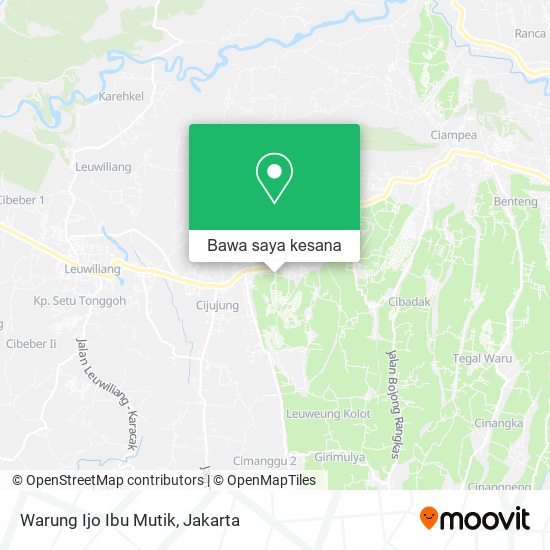 Peta Warung Ijo Ibu Mutik
