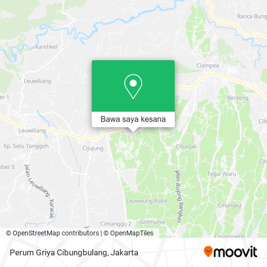 Peta Perum Griya Cibungbulang