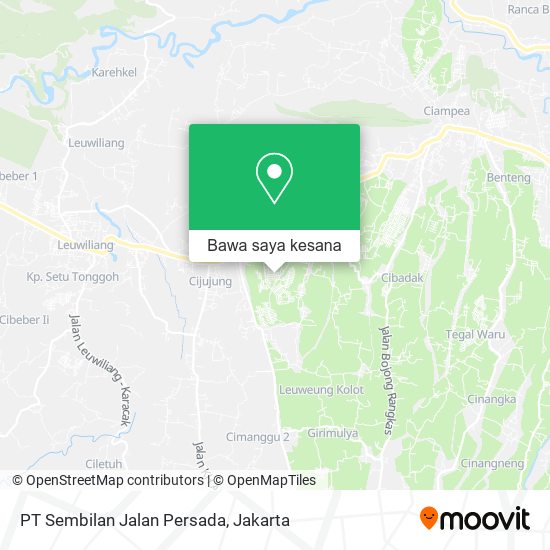 Peta PT Sembilan Jalan Persada