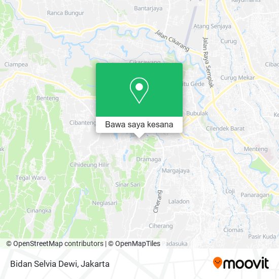 Peta Bidan Selvia Dewi