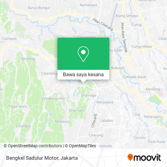 Peta Bengkel Sadulur Motor