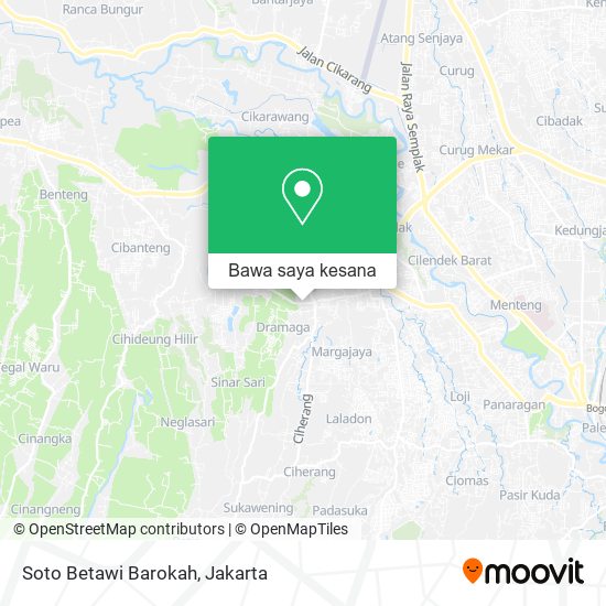 Peta Soto Betawi Barokah