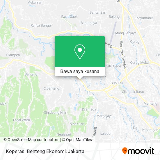 Peta Koperasi Benteng Ekonomi