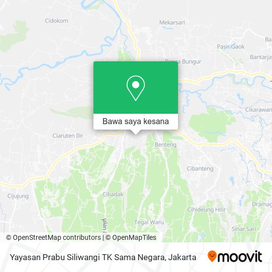 Peta Yayasan Prabu Siliwangi TK Sama Negara
