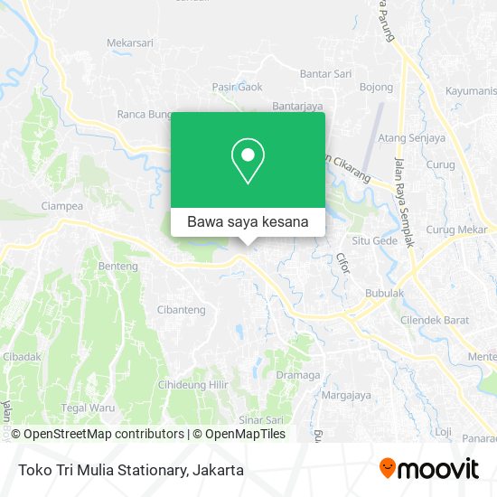 Peta Toko Tri Mulia Stationary
