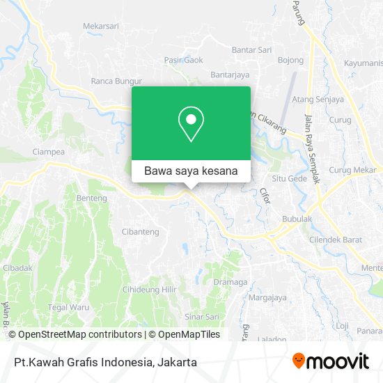 Peta Pt.Kawah Grafis Indonesia