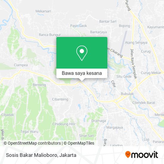 Peta Sosis Bakar Malioboro