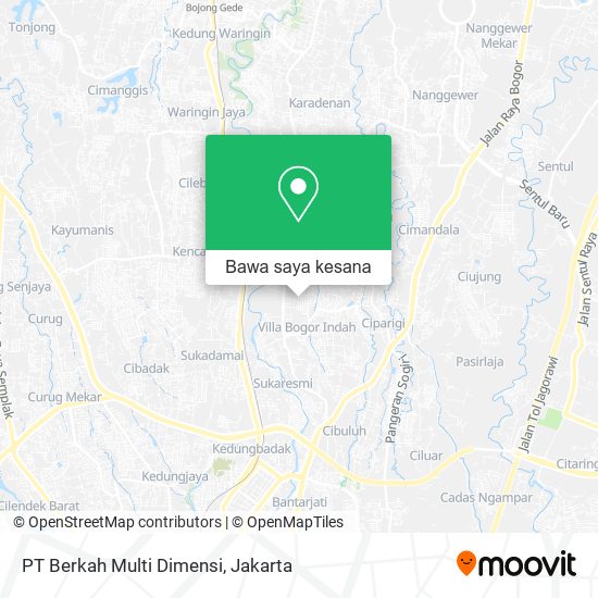 Peta PT Berkah Multi Dimensi