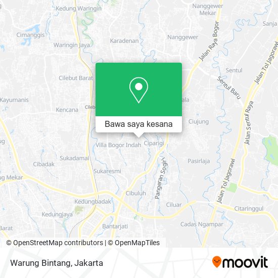 Peta Warung Bintang