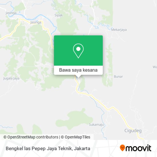 Peta Bengkel las Pepep Jaya Teknik