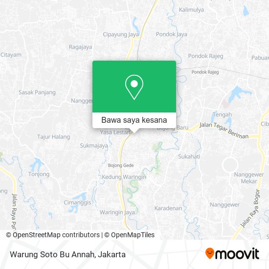 Peta Warung Soto Bu Annah