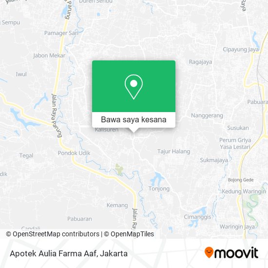 Peta Apotek Aulia Farma Aaf