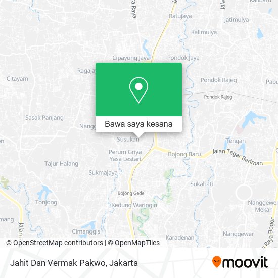 Peta Jahit Dan Vermak Pakwo