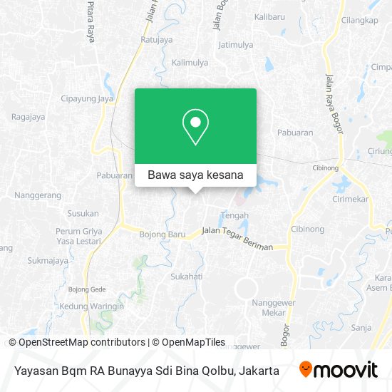 Peta Yayasan Bqm RA Bunayya Sdi Bina Qolbu