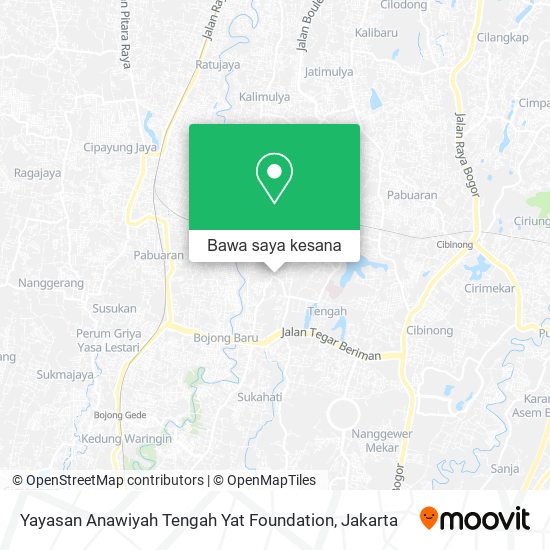 Peta Yayasan Anawiyah Tengah Yat Foundation
