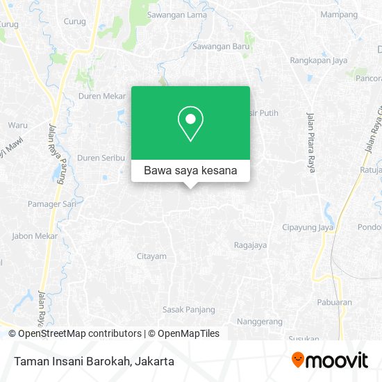 Peta Taman Insani Barokah