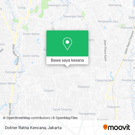 Peta Dokter Ratna Kencana