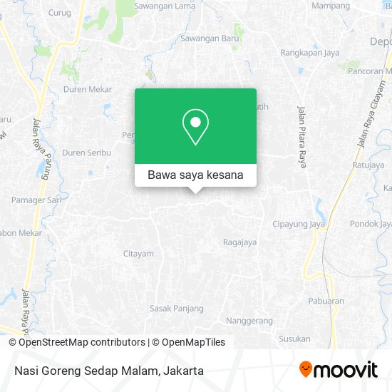 Peta Nasi Goreng Sedap Malam