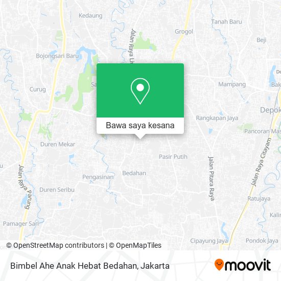 Peta Bimbel Ahe Anak Hebat Bedahan