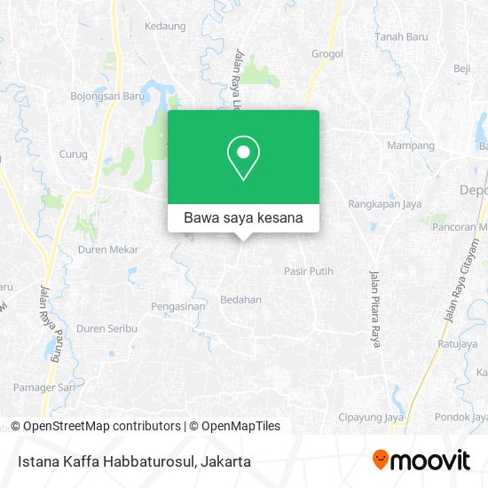 Peta Istana Kaffa Habbaturosul