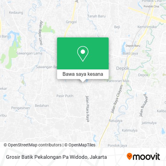 Peta Grosir Batik Pekalongan Pa Widodo