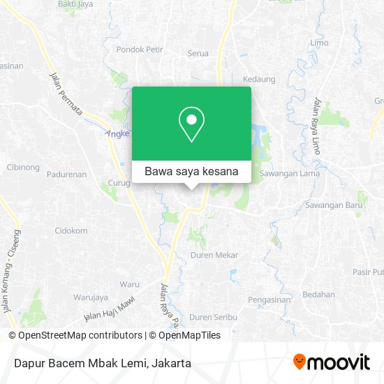 Peta Dapur Bacem Mbak Lemi
