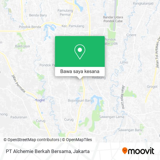 Peta PT Alchemie Berkah Bersama