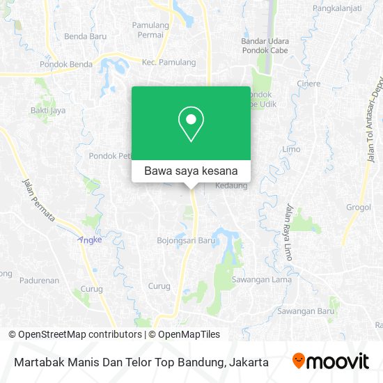 Peta Martabak Manis Dan Telor Top Bandung