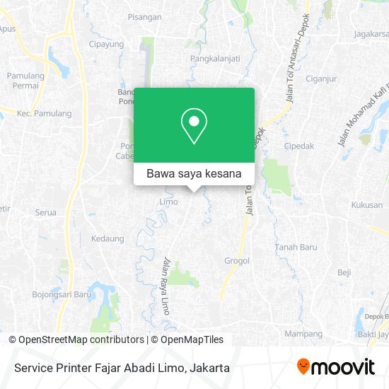 Peta Service Printer Fajar Abadi Limo