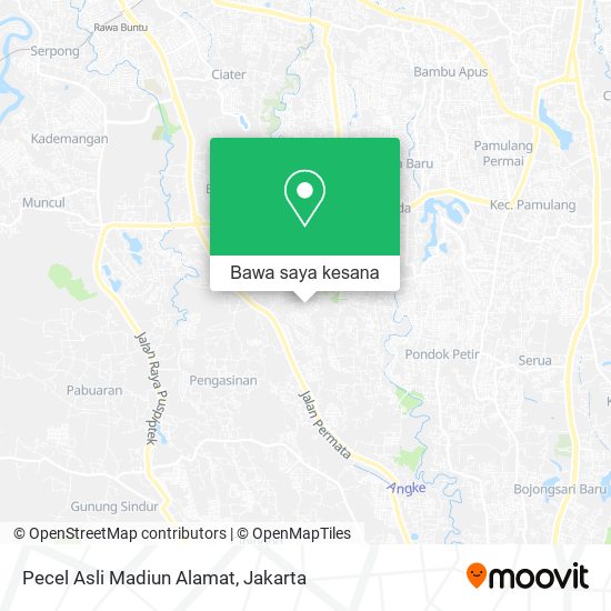 Peta Pecel Asli Madiun Alamat