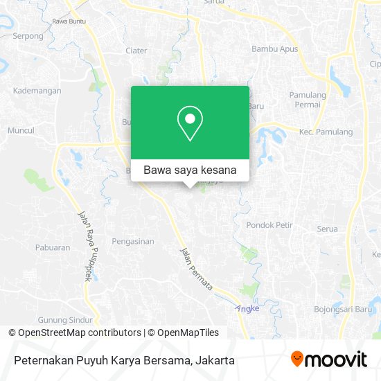 Peta Peternakan Puyuh Karya Bersama