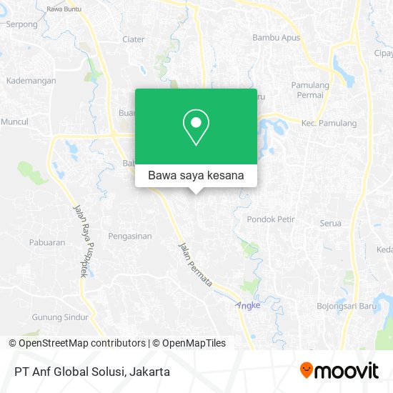 Peta PT Anf Global Solusi