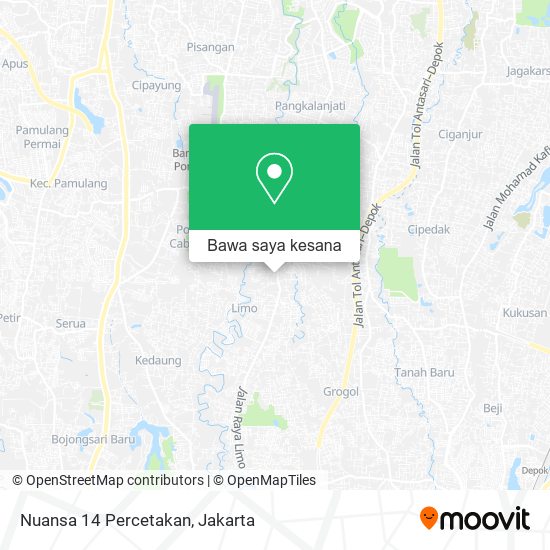 Peta Nuansa 14 Percetakan