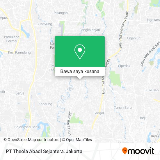 Peta PT Theola Abadi Sejahtera