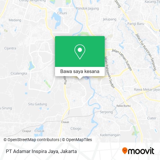 Peta PT Adamar Inspira Jaya