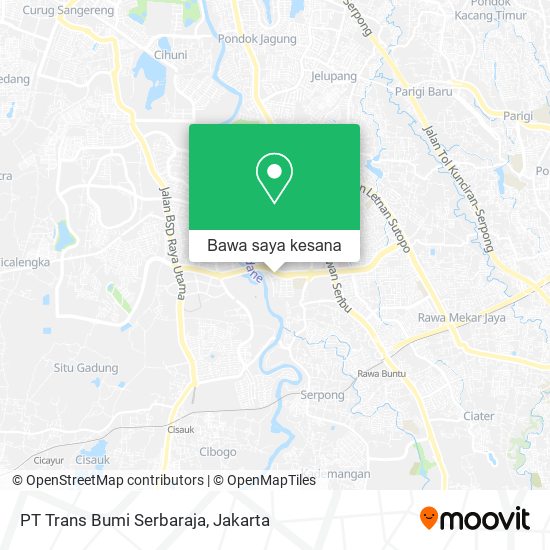 Peta PT Trans Bumi Serbaraja