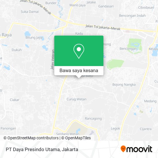Peta PT Daya Presindo Utama