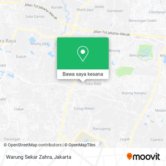 Peta Warung Sekar Zahra