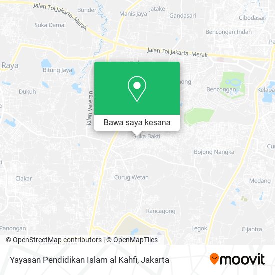Peta Yayasan Pendidikan Islam al Kahfi