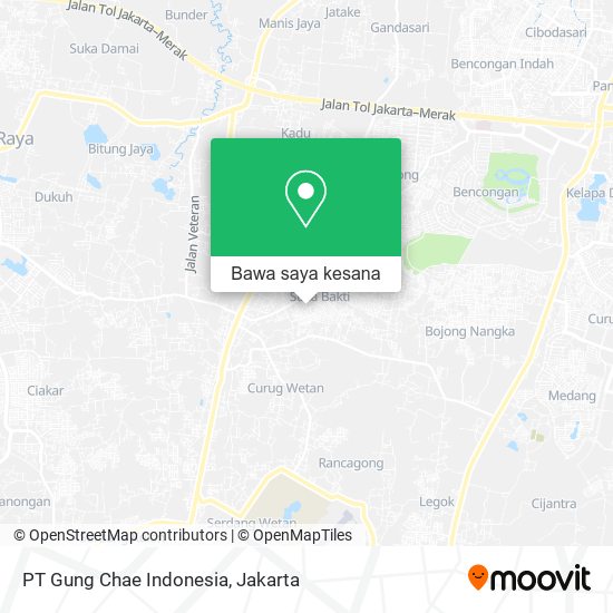 Peta PT Gung Chae Indonesia