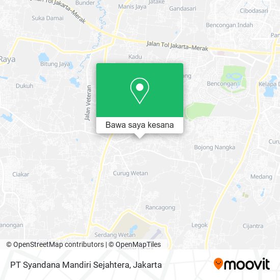 Peta PT Syandana Mandiri Sejahtera