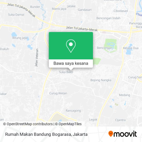 Peta Rumah Makan Bandung Bogarasa