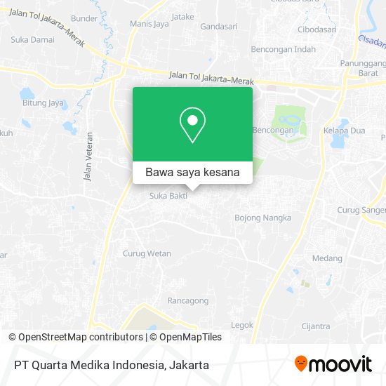 Peta PT Quarta Medika Indonesia