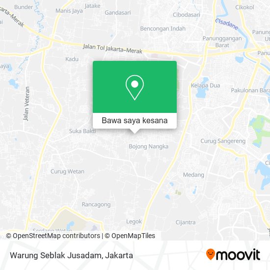 Peta Warung Seblak Jusadam