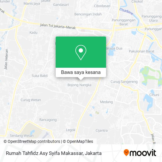 Peta Rumah Tahfidz Asy Syifa Makassar